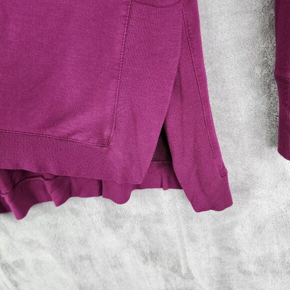 Womens Active Life Purple Pullover Sweatshirt Long Sleeve Side Slits Size XXL - Picture 3 of 7
